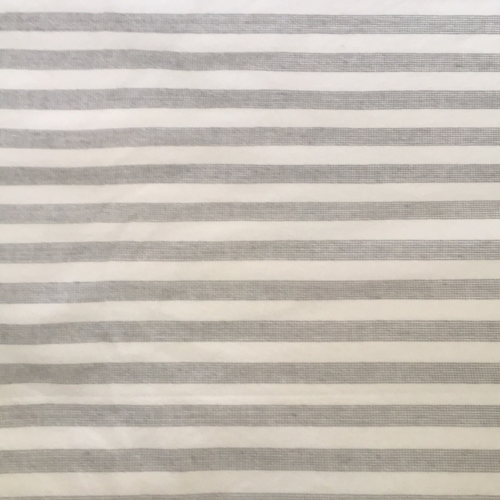 NWOT Black and White Striped Table Cloth